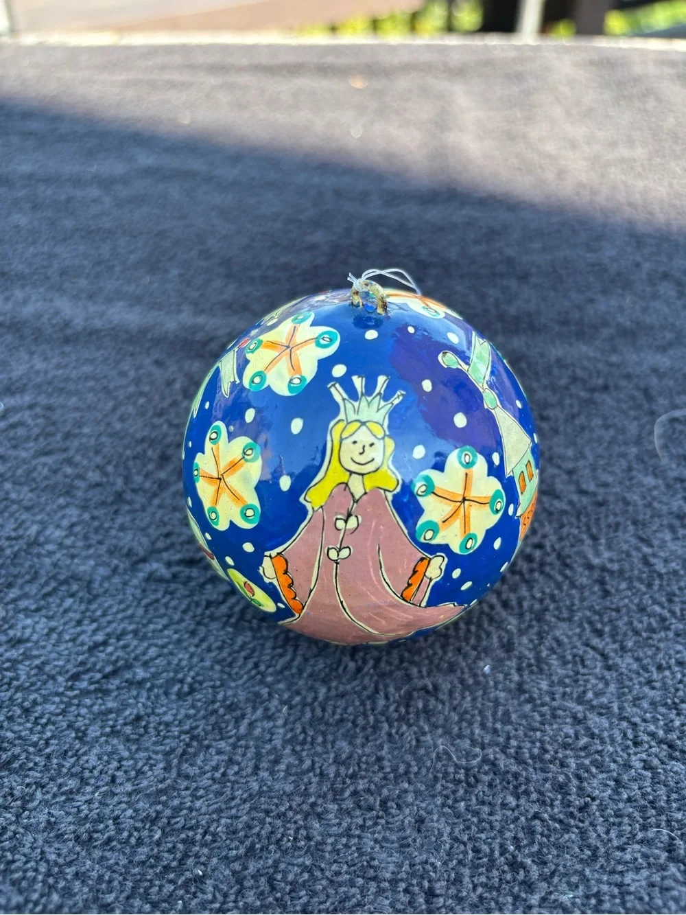 Crate & Barrel hand painted Nutcracker Christmas ornaments paper mache decor